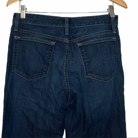 Eddie Bauer Natural Fit Bootcut Specially Dyed Mid Rise Creased Blue Den… - Picture 5 of 15